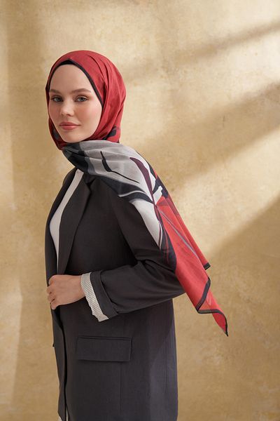 ARMANDA Silk Cotton Sarah Pattern Shal