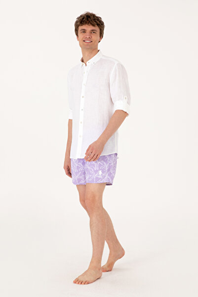 U.S. Polo Assn. Erkek Lila Deniz Şortu 50299781-VR034