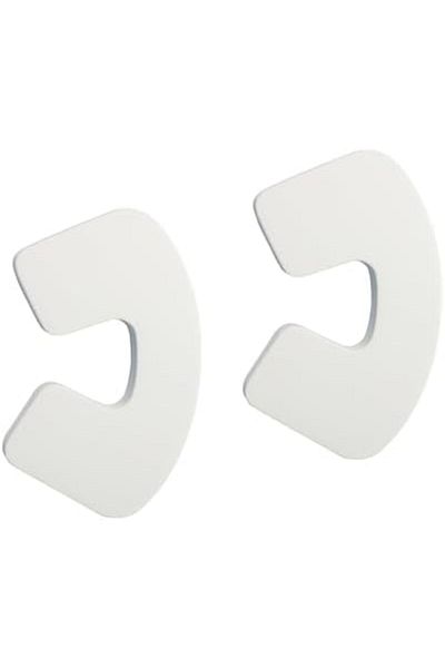 Moon Square Shaped Soft Foam Finger Guard For Child Safety-White