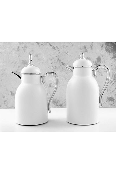 TOHFAT-AL MAIDAH Rim Luxury Thermos Set, 18 Hours of Heat Preservation