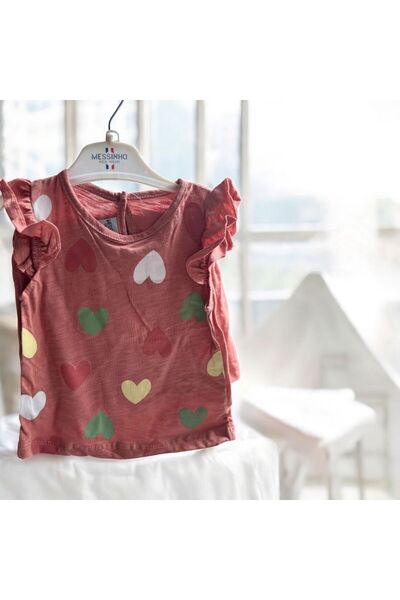 Messinho Messinho-Heart Printed 2 Pieces