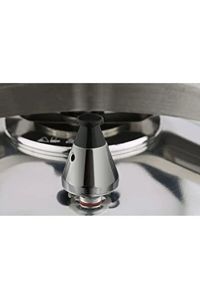 ALSAIF Al Saif Pressure Cooker, Aluminum, Silver/Black