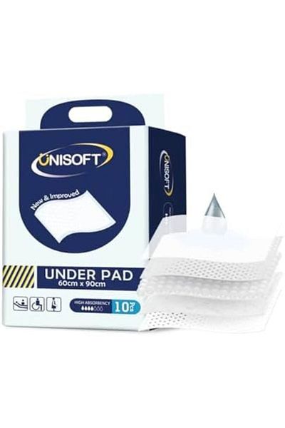 Unisoft Highly Absorbent Underpads for babies and adults, Pee pad training for pets dogs and cats, 1