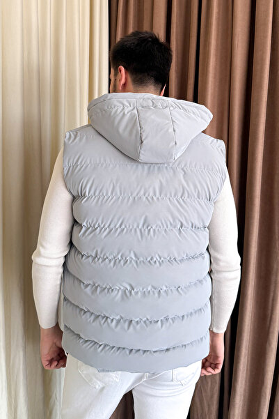 ModaPlaza Чоловічий надувний жилет з капюшоном