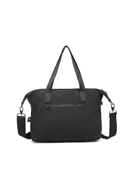 SMART BAGS Γυναικεία τσάντα ώμου Nano Metallic Fabric BC 3127 - Μεταλλική Μαύρη