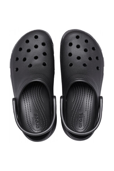 Crocs women's classic platform clog - black