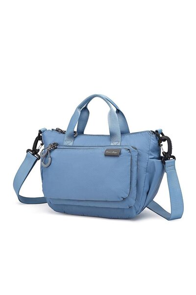 SMART BAGS Ekstra Hafif Kumaş Kadın Postacı Çantası BC 3136 - Jeans Mavi