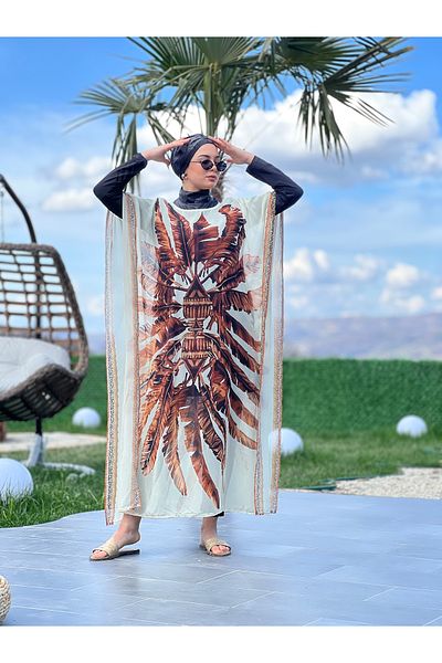 ButikKardelen Camelya Five Piece Hijab Swimsuit