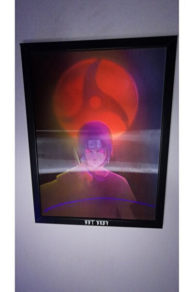 ArtHoby Naruto Anime Model 2 Lenticular 3D Hareketli Tablo (ÇERÇEVESİZ)