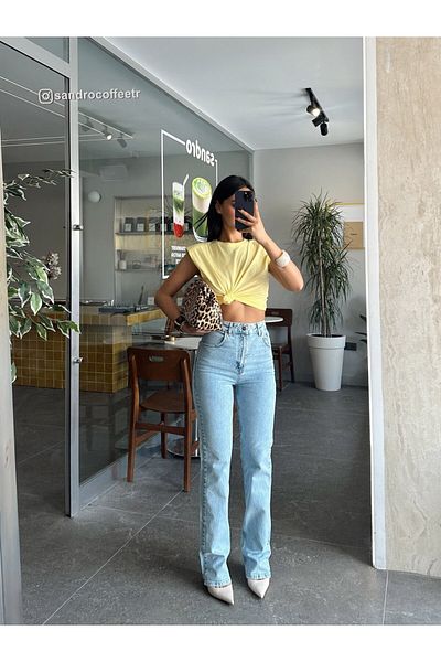 mydukkan.co Jean cu picioare drepte