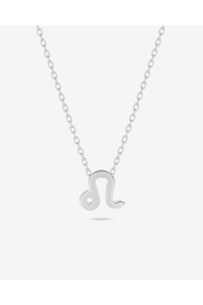 MEKS JEWELS Gümüş Aslan Burcu Kolyesi