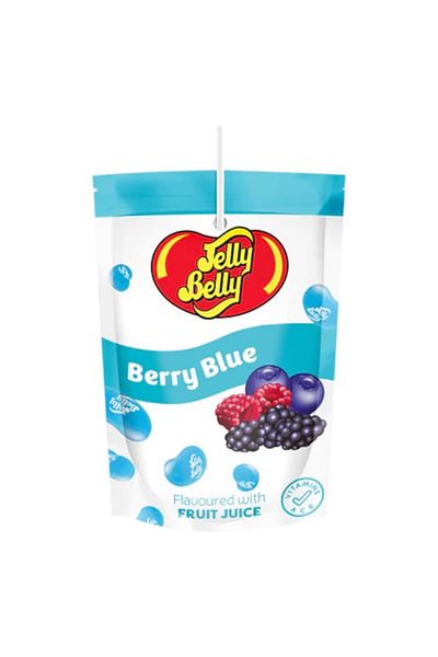 Jelly Belly Fruit Juice Berry Blue 200 ml, Non-carbonated Drink