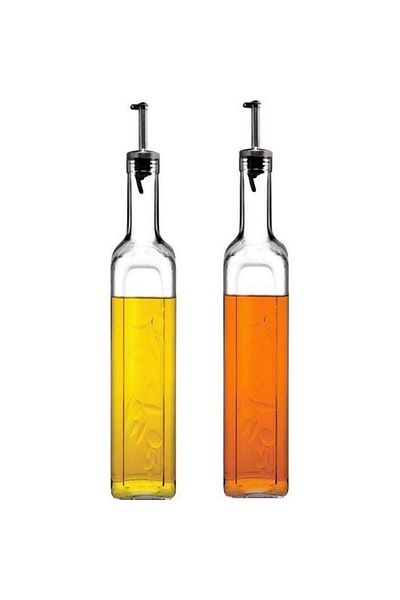 Paşabahçe Set 2 Oliviere Pasabahce Homemade, 500 ml, Sticla Termorezistenta, Design Elegant, Usor de Utilizat