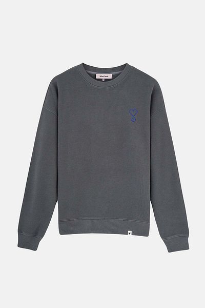 Reflect Studio Mvö Is Life Real? Supersoft Sweatshirt - Anthracite