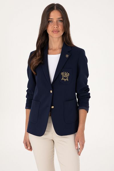 U.S. Polo Assn. Women's Navy Blue Jacket 50303218-Vr033