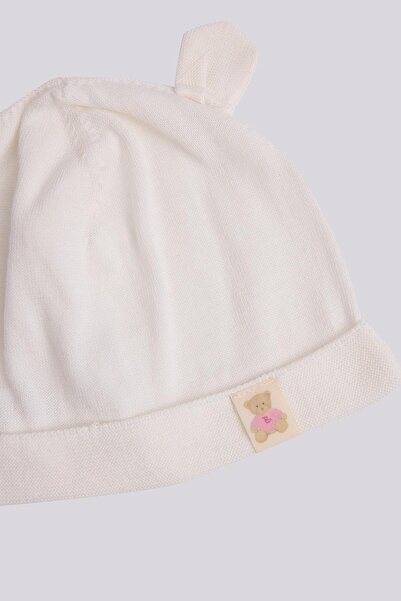 Layette Bg Store Baby Girl White Beanie