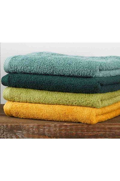Kela LADESSA bath towel 100% cotton green 70x140cm
