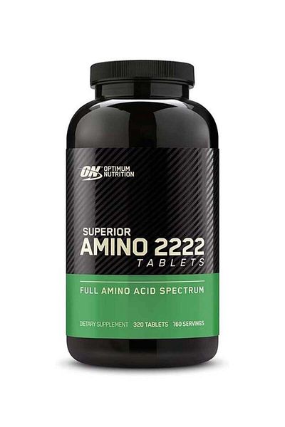Optimum Nutrition Superior Amino 2222 Tablets, Complete Essential Amino Acids, EAAs to Maintain Muscle Tissue - 320 Ta