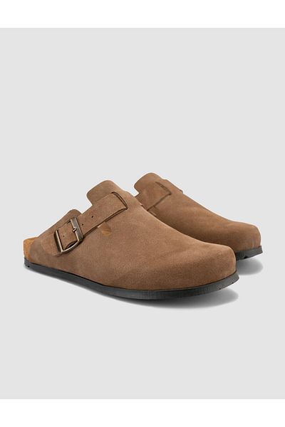 Cabani Papuci de damă din piele naturală 100% din piele de căprioară de nurcă