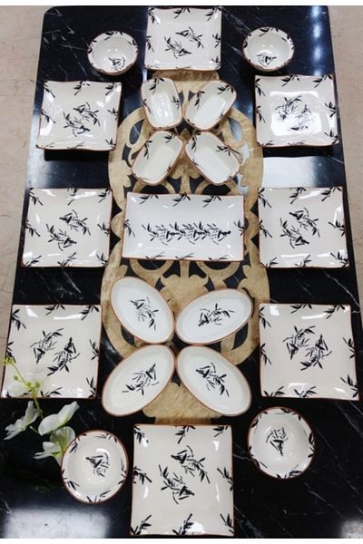 Borser Zeytindalı 21 Piece Breakfast Set for 8 Persons