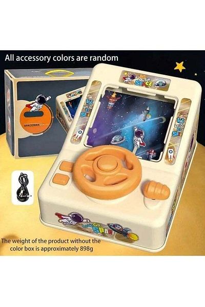 Rally Interactive Musical Steering Wheel Toy for Kids - Astronaut Simulation with Sound Effects