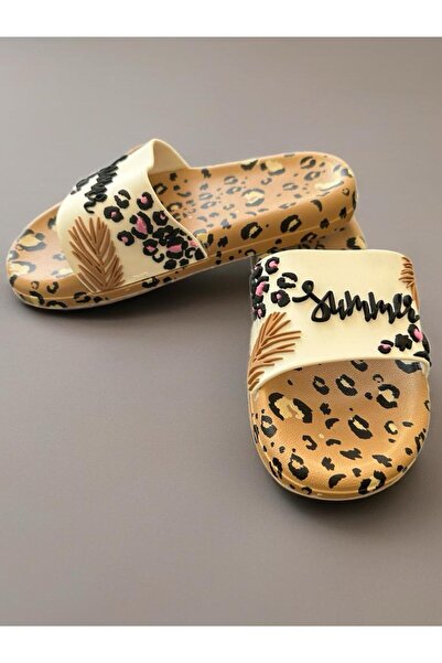 GEZER Кафяви летни ортопедични чехли за басейн и градина