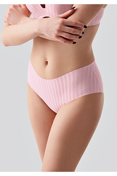 C&City Laser Cut Seamless Hipster Panties C19212 Pink