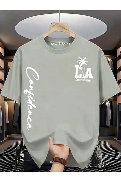 New Shine La California Printed Oversize T-Shirt
