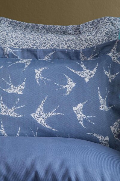 Apricitas HOME TEK KİŞİLİK BAMBU PIKE TAKIMI FREELY INDIGO - PIKE TAKIMI