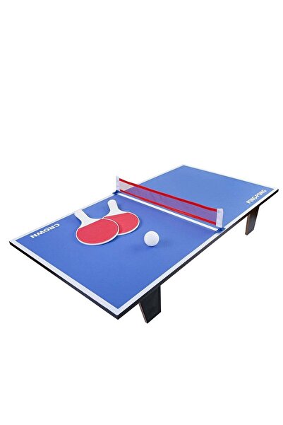 Rally طاولة تنس الطاولة (بينج بونج) مع مضارب وكرة - أزرق - 80 × 21.5 × 45 سم - موديل 37-4825372