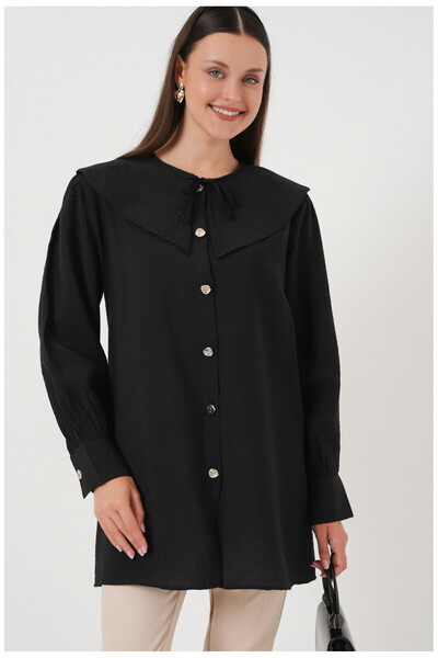 mahira collection ياقة دائرية قميص