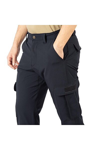 Polis Sepeti Tugan Taktikal Likralı Taktik Görev Pantolonu Cırtlı Lacivert