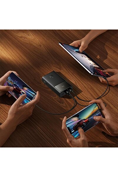 Baseus Star-Lord 30W 20.000 mAh Dijital Ekranlı Powerbank Siyah