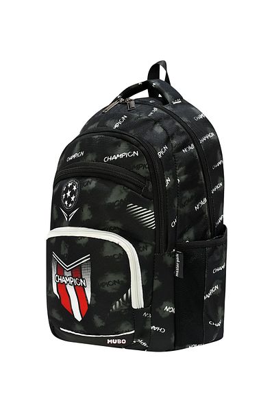 MUBO 3-Piece Primary School Bag Set Boy's Bag Lined Fan