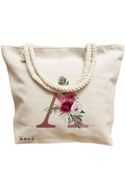 BEKZ Textile Bag With Zipper, Tote Bag, Model Books 17 38 X 34.5 Cm, ​​White, ®