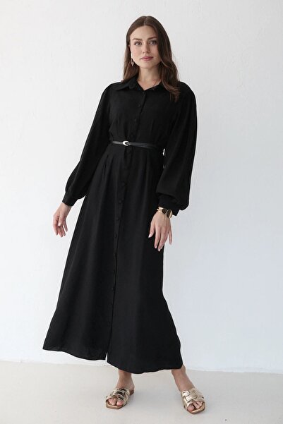 Melike Tatar Modal Belted Dress 2363