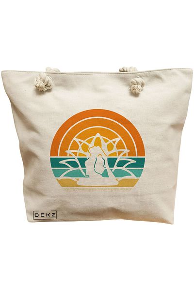 BEKZ Textile Bag With Zipper, Tote Bag, Model I’m Not Bossy 38 X 34.5 Cm, ​​White, ®