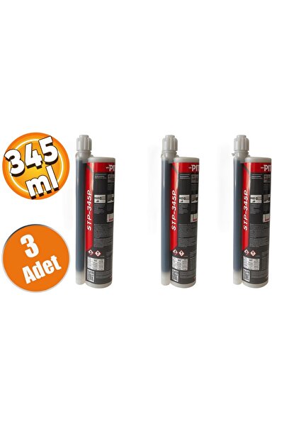 Piton Epoksi Kimyasal Dübel 345 ml (3 Adet)