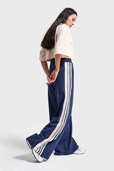 its basic Culoare albastru închis pentru femei Bej s5-56 Trening din țesătură tricotată Tricou oversize Fleece cu fermoar Set 3 piese Combinație