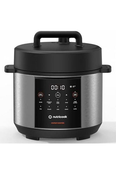 Nutricook Smart Pot Electric Pressure Cooker, 4L Capacity, 900W, 11 Cooking Programs, Dishwasher-Saf