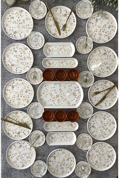 Borser Eliz 35 Piece Breakfast Set