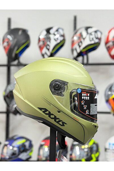AXXIS DRAKEN S SOLID A6 MATT GREEN KASK