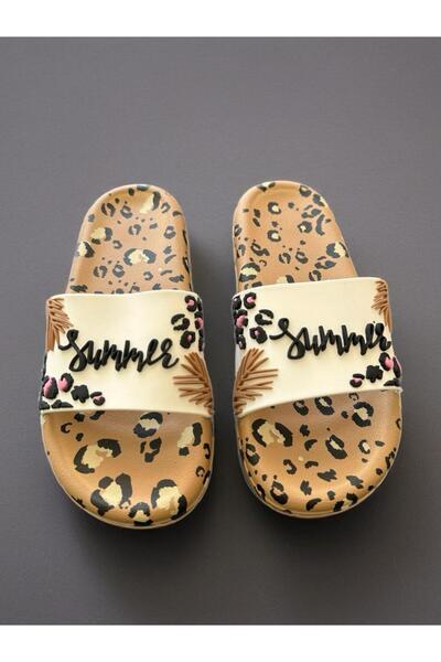 GEZER Кафяви летни ортопедични чехли за басейн и градина