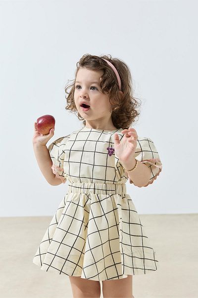 Tics مجموعة تنورة العنب