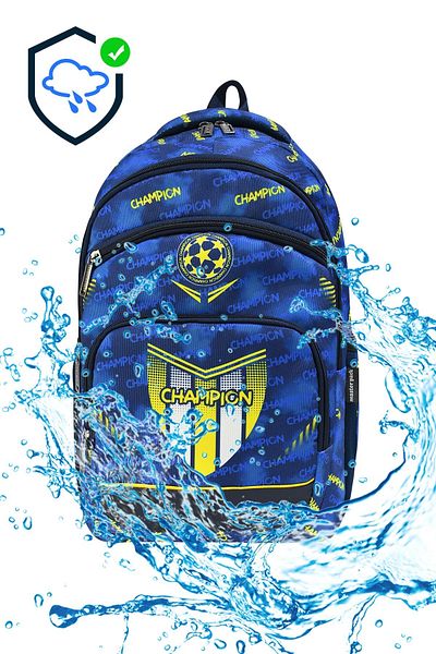 MUBO 3-Piece Primary School Bag Set Boy's Bag Lined Fan