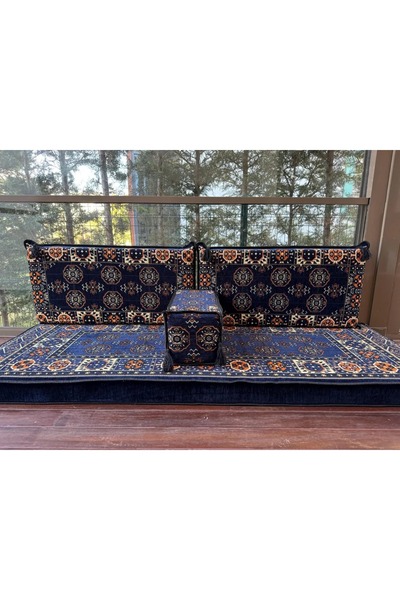 mdhomecarpet Şark Köşesi Takımı %100 Yerli Üretim | Özel Dokuma Kumaş | 10 cm...