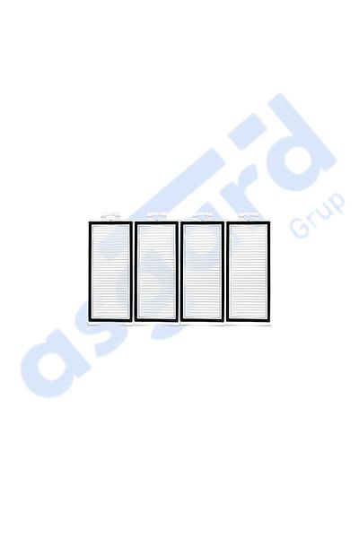 Asgard Grup Roborock Q7, Q7+, Q7 Max, Q7 Max+ Compatible 4 Filters