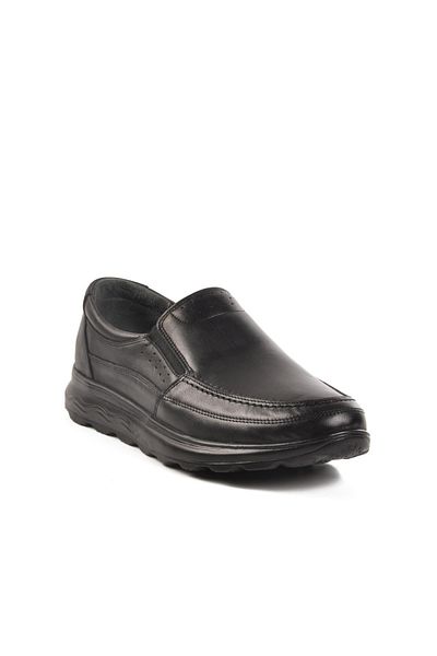 AYAKMOD Black Genuine Leather Men's Casual Shoes A-261 m