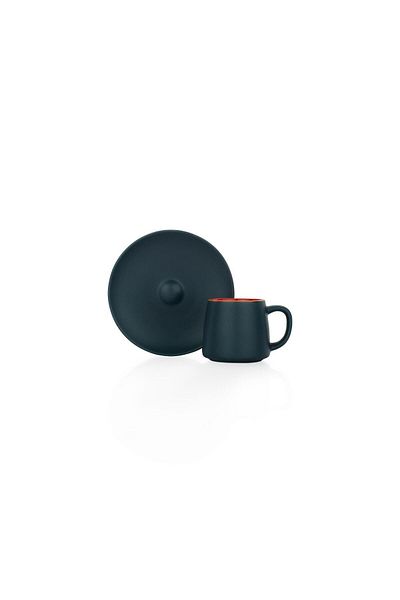 Altabi Aurora 6-Person Coffee Cup Set Porcelain Double Color Style Seekers
