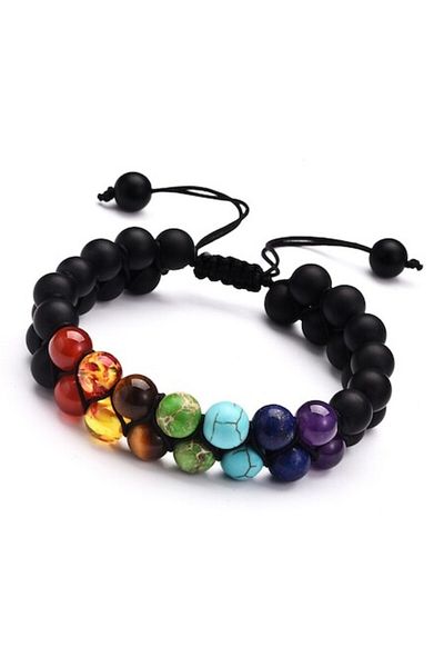 xUPING Brățară cu pietre semiprețioase, protecție energetică, unisex